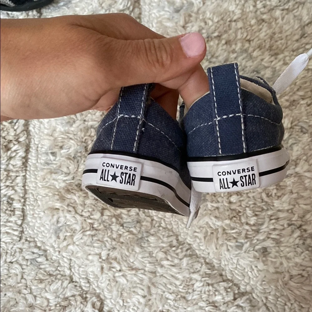 Converse Blue and White Sneakers